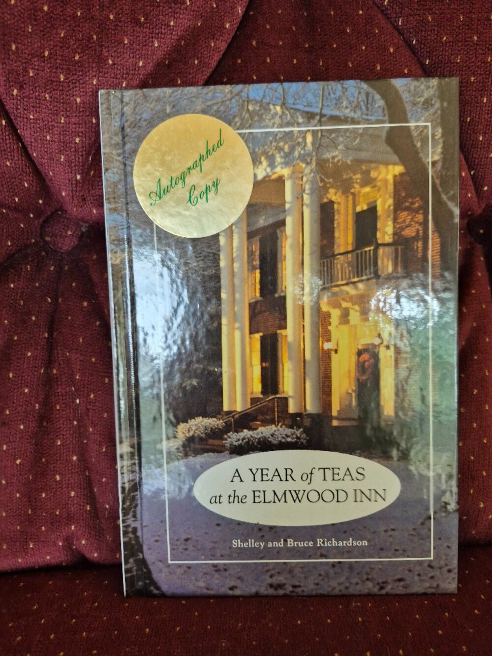 Yearly tea for a year at Elwood Inn.  Signed